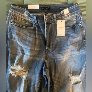 Just Blue High Rise Skinny Distressed, 14W